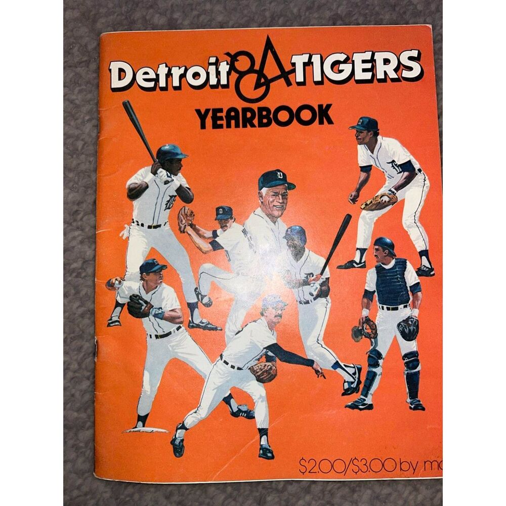MLB Detroit Tigers '84 1984 Yearbook World Series Champions